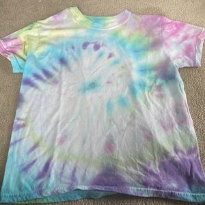 tie dye kids t shirt